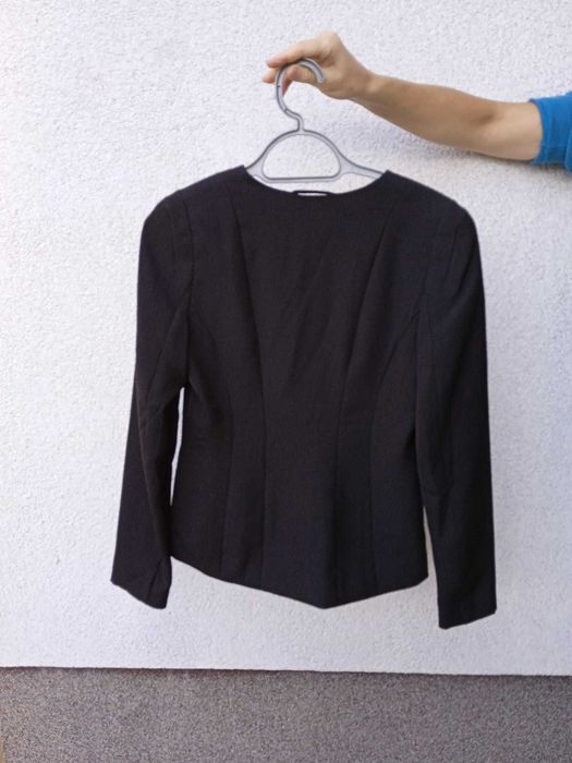 Czarny żakiet damski YOUR SIXTH SENSE C&A r. 34