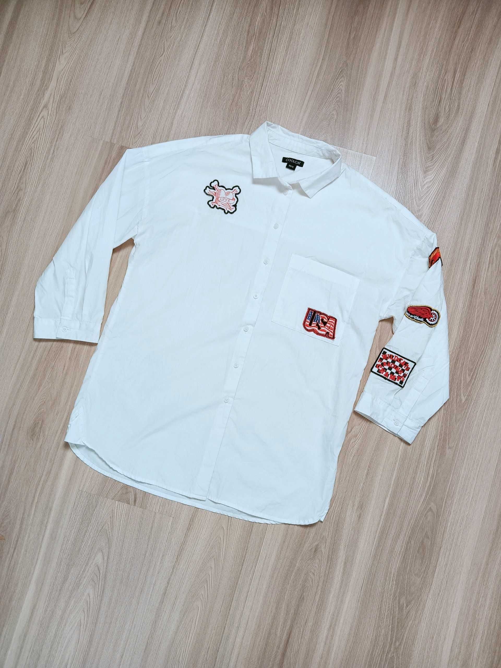 Koszula biała vintage Coolcat XS/S
