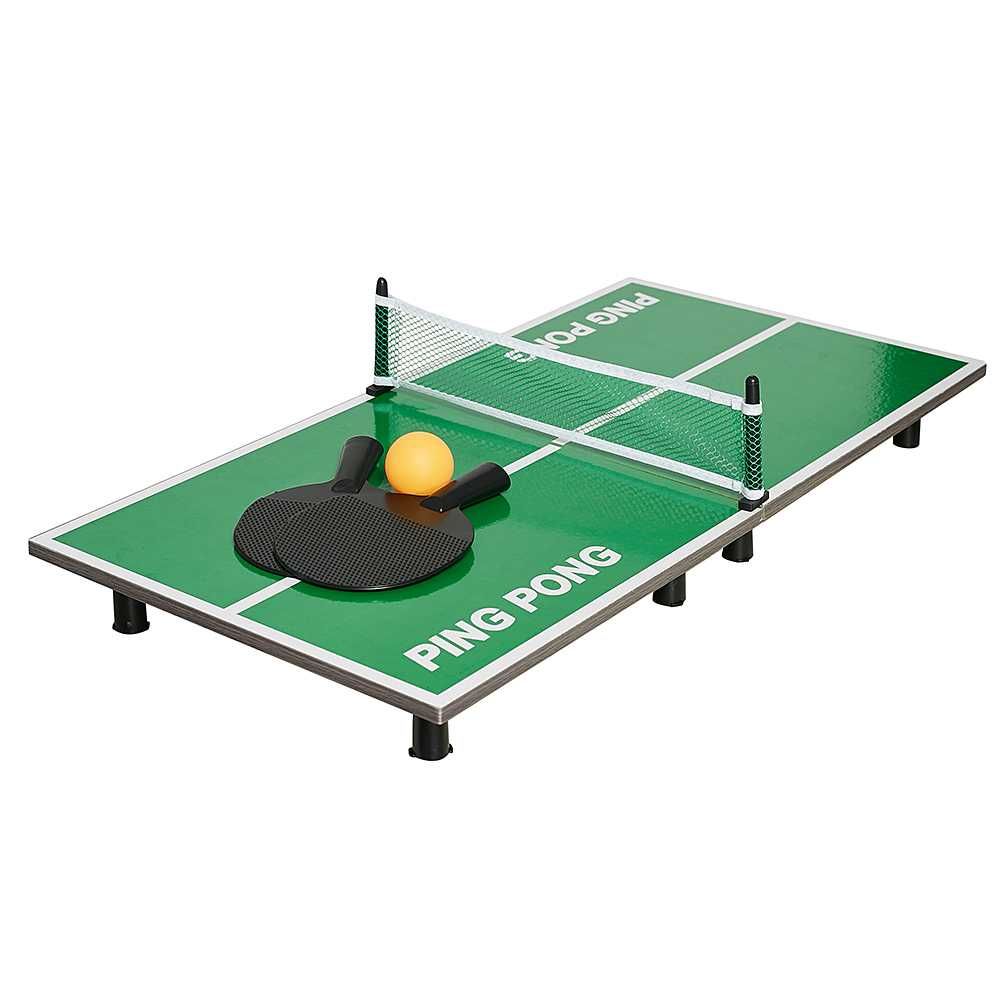 PING PONG Mini stół do tenisa stołowego z rakietkami i siatką 60 x 30