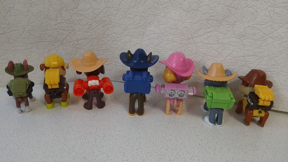 Скай,Зума,Рокки,Трекер,Крепыш,Гонщик Щенячий патруль фигурки