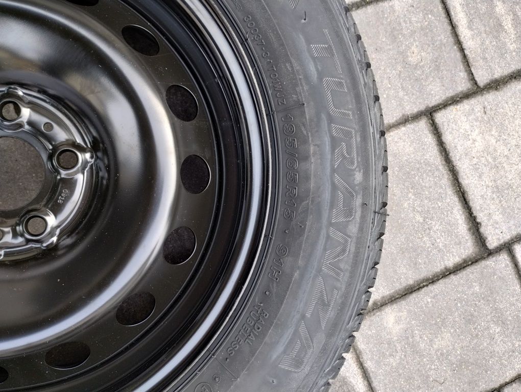 Koło zapasowe Fiat Tipo 195 65 r15 Bridgestone Turanza T001 5x98