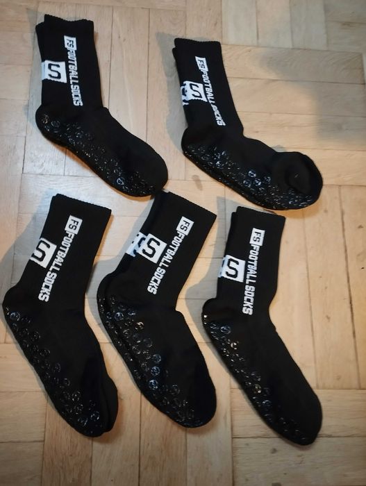 Skarpety piłkarskie antypoślizgowe Footballsocks czarne 5 pare