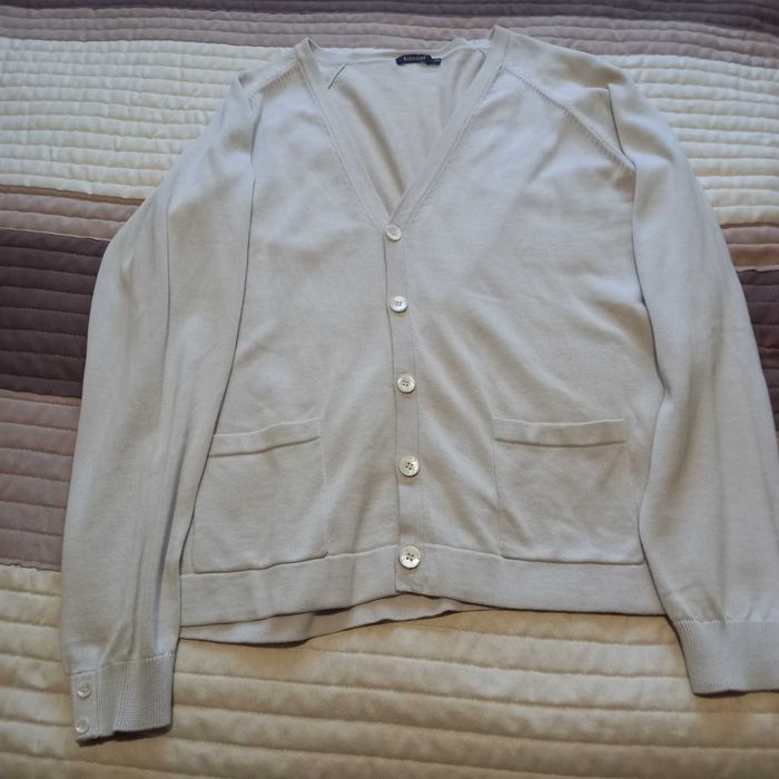 Męski sweter kardigan w rozmiarze XXL.