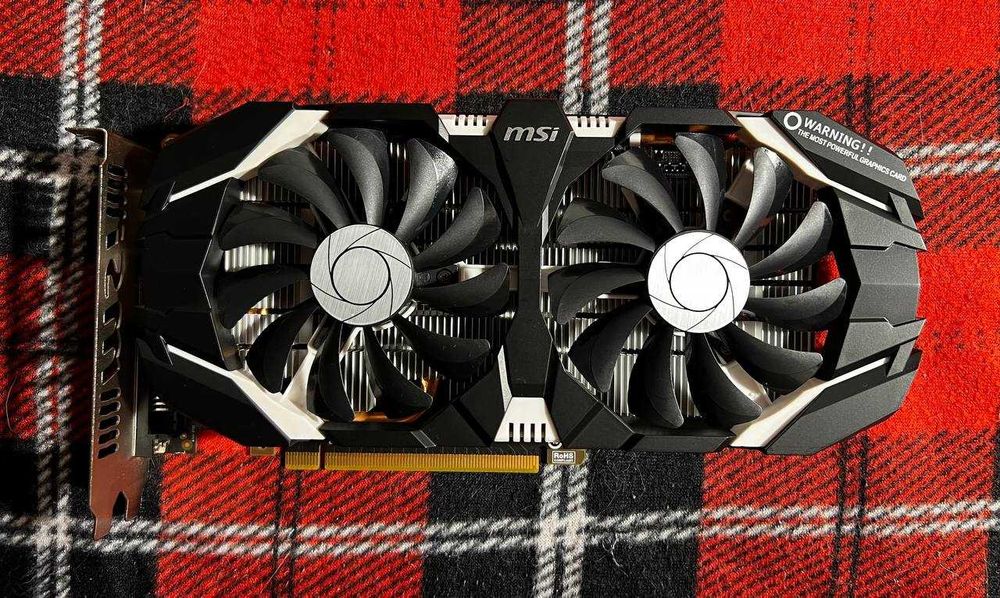 Видеокарта MSI GeForce GTX 1060, 6gb