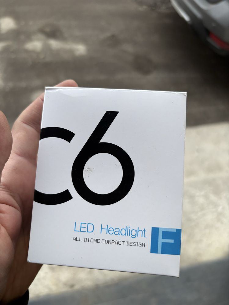 LED лампы С6 цоколь Н11/Н8