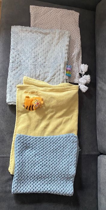 Kocyk niemowlęcy zestaw 4 sztuk