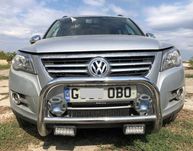 Кенгурятник, защита переднего бампера VW Tiguan 5N. Разборка Tiguan