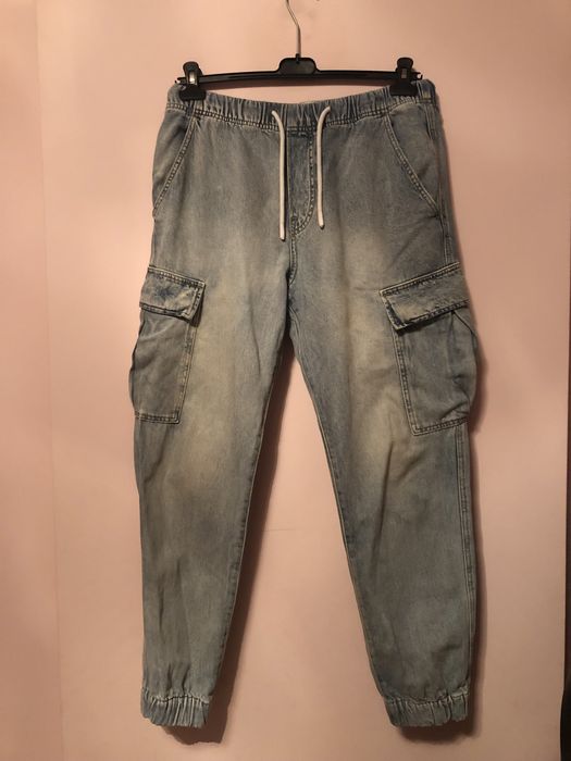 Bojówki jeansowe M Regular H&M