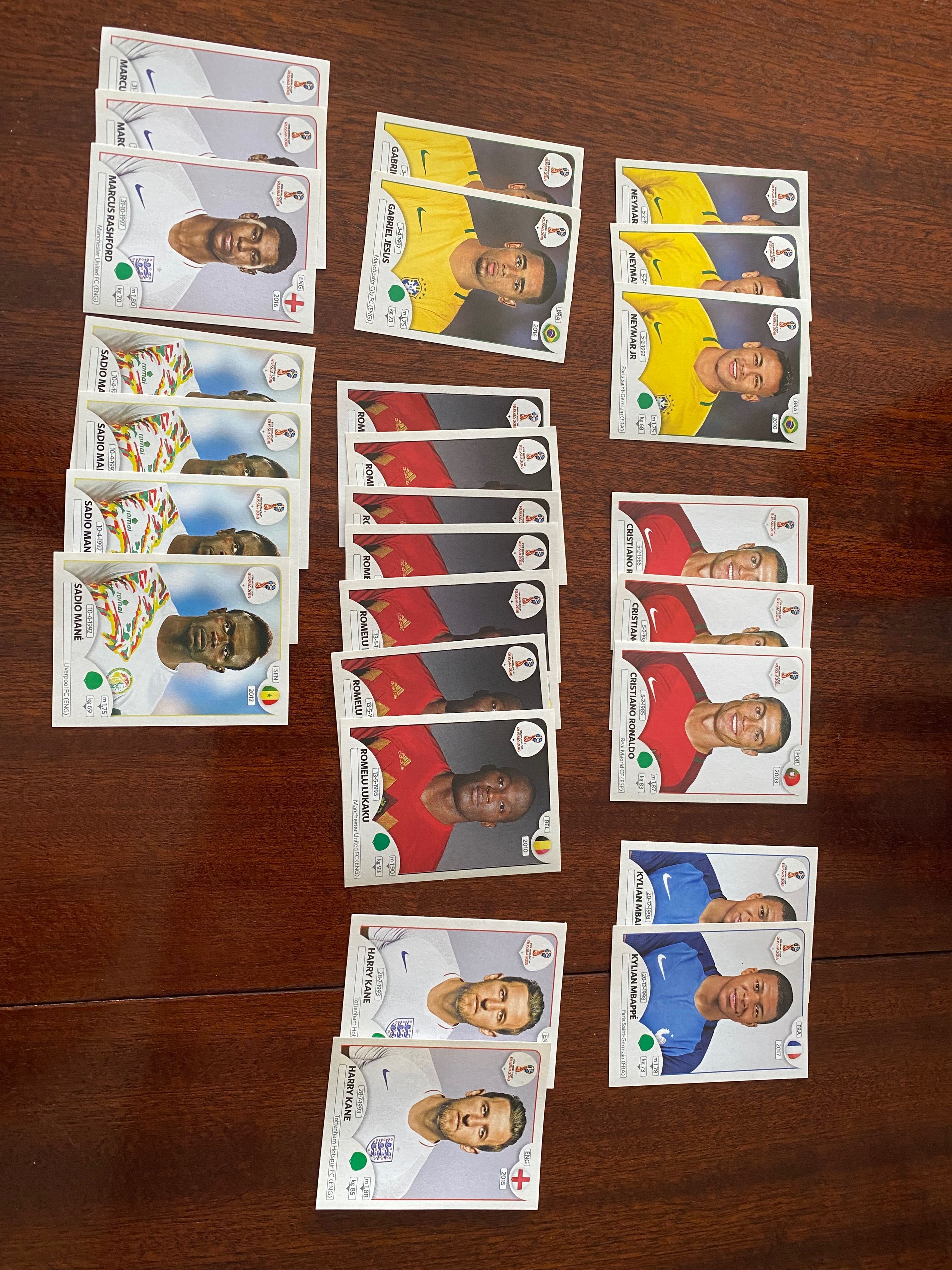 Cromos mundial 2018