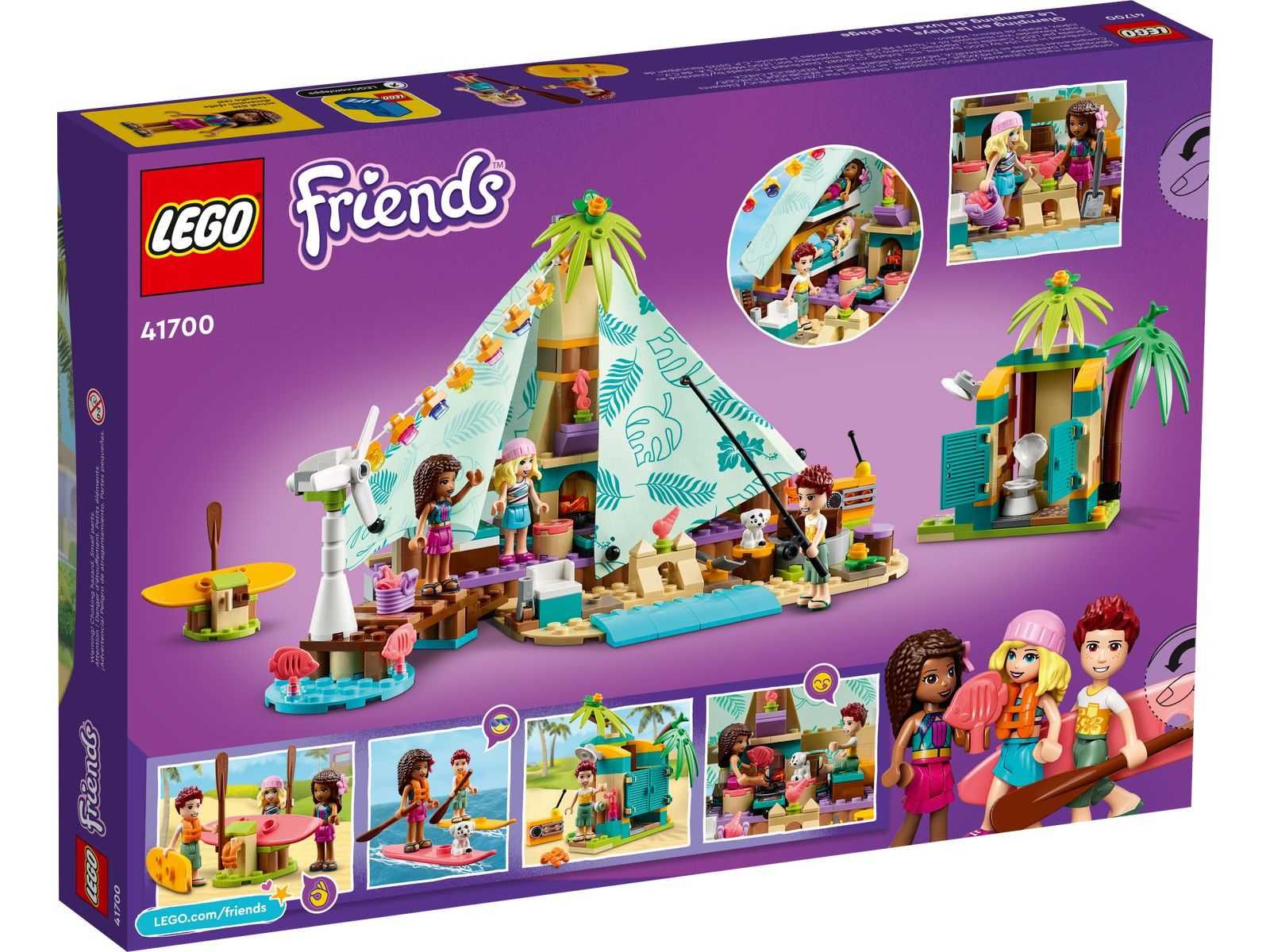 LEGO Friends 41700 Luksusowy kemping na plaży - 380 elementów