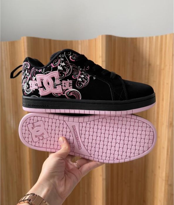 Жіночі Кросівки DC Court Graffik Black Pink 36-40
