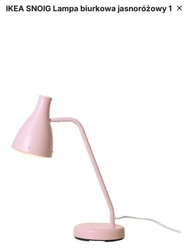 Lampa biurkowa IKEA SNOIG