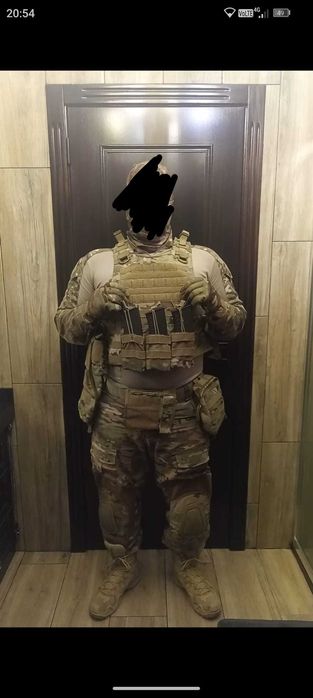 AIRSOFT KIT | Plate Carrier + Chest Rig + Helmet +2 hidration +Tac Bel