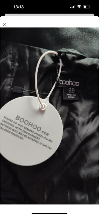 Стильна оверсайз куртка бомпер бренду Boohoo