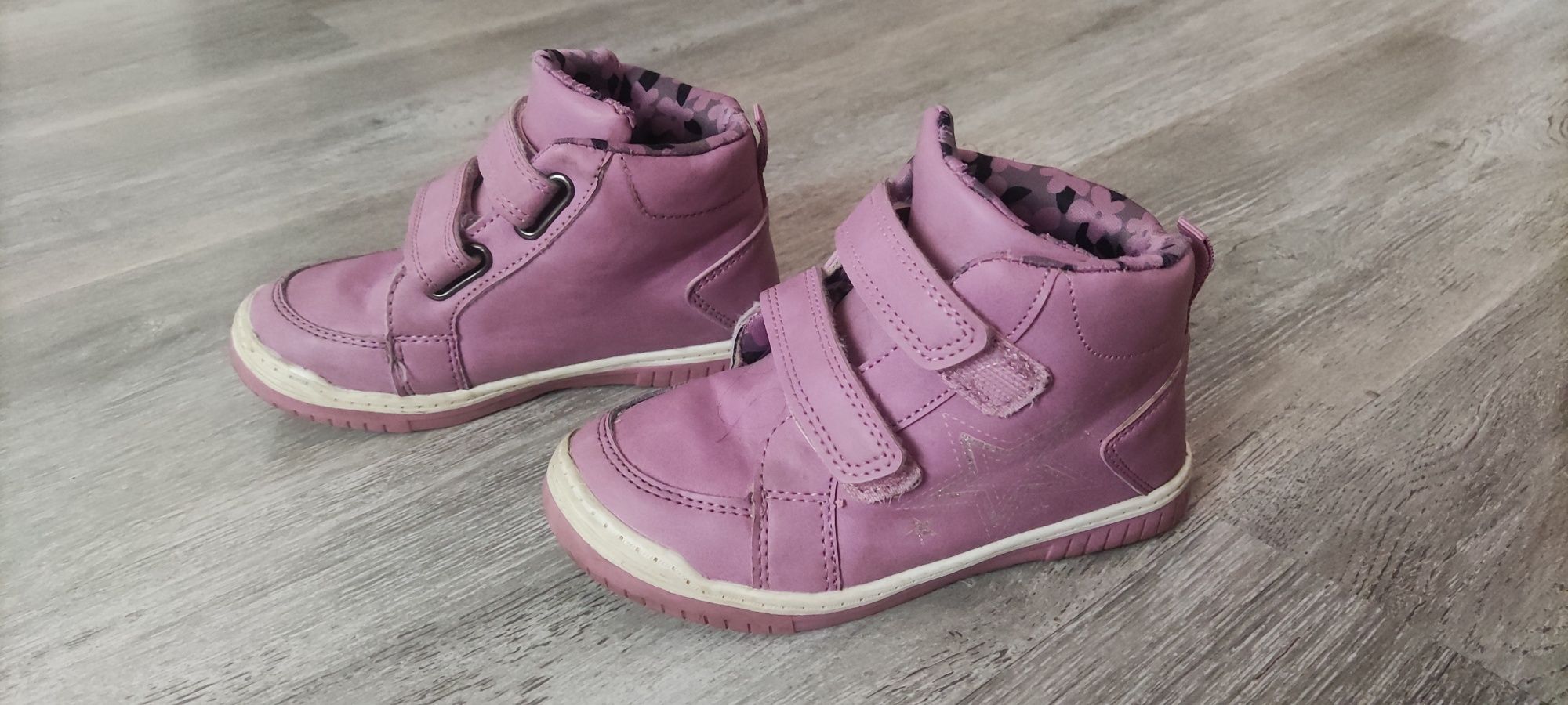 Jesienne buty dla dziewczynki r 27 na rzepy