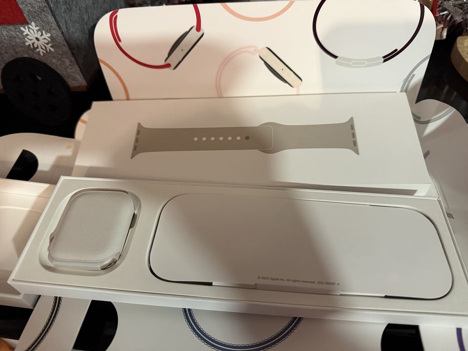 Apple Watch 45mm Silver novo