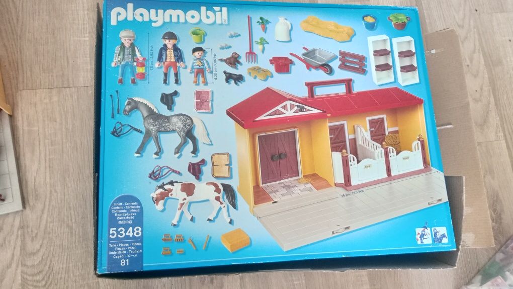 Zestaw Playmobil Country 5348 przenośna stajnia