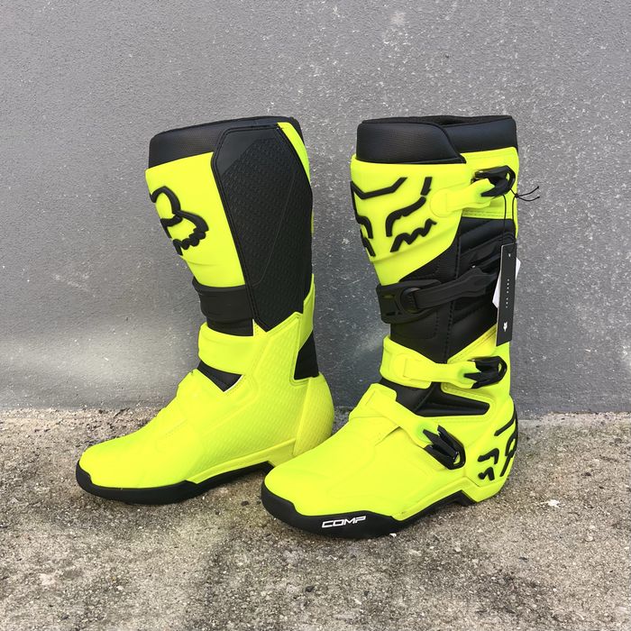 Botas Fox COMP Fluorescente Yellow 2023