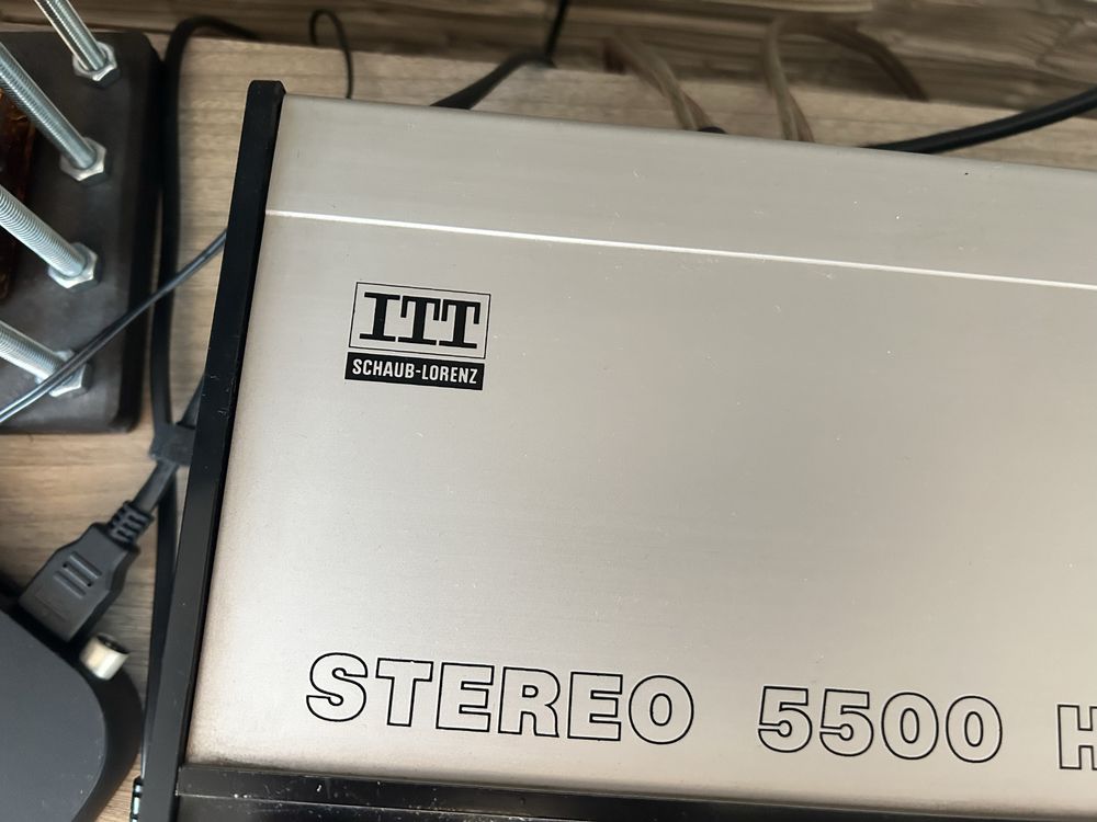 ITT stereo 5500 amplituner, kaseciak
