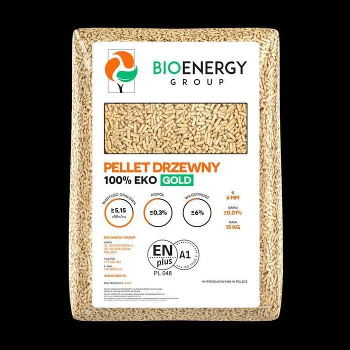 Pellet pelet drzewny iglasty Bioenergy Certyfikat