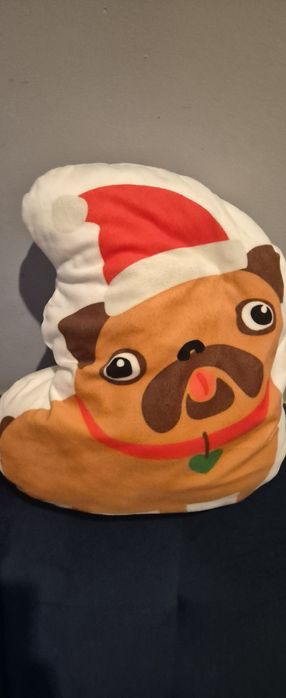 Poduszki świąteczne buldogi