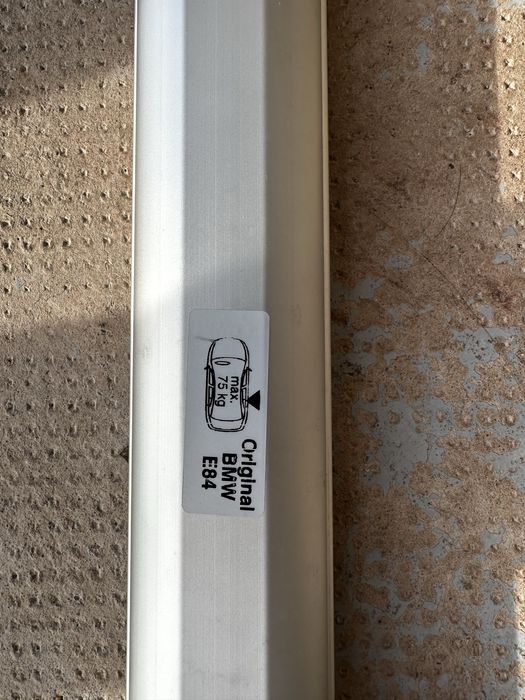 Barras de tejadilho BMW E84 original (novas) nunca usadas.