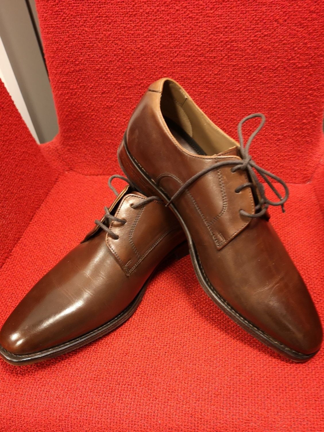 Buty szyte Goodyearem, skóra naturalna, Gordon&Bros, roz. 41