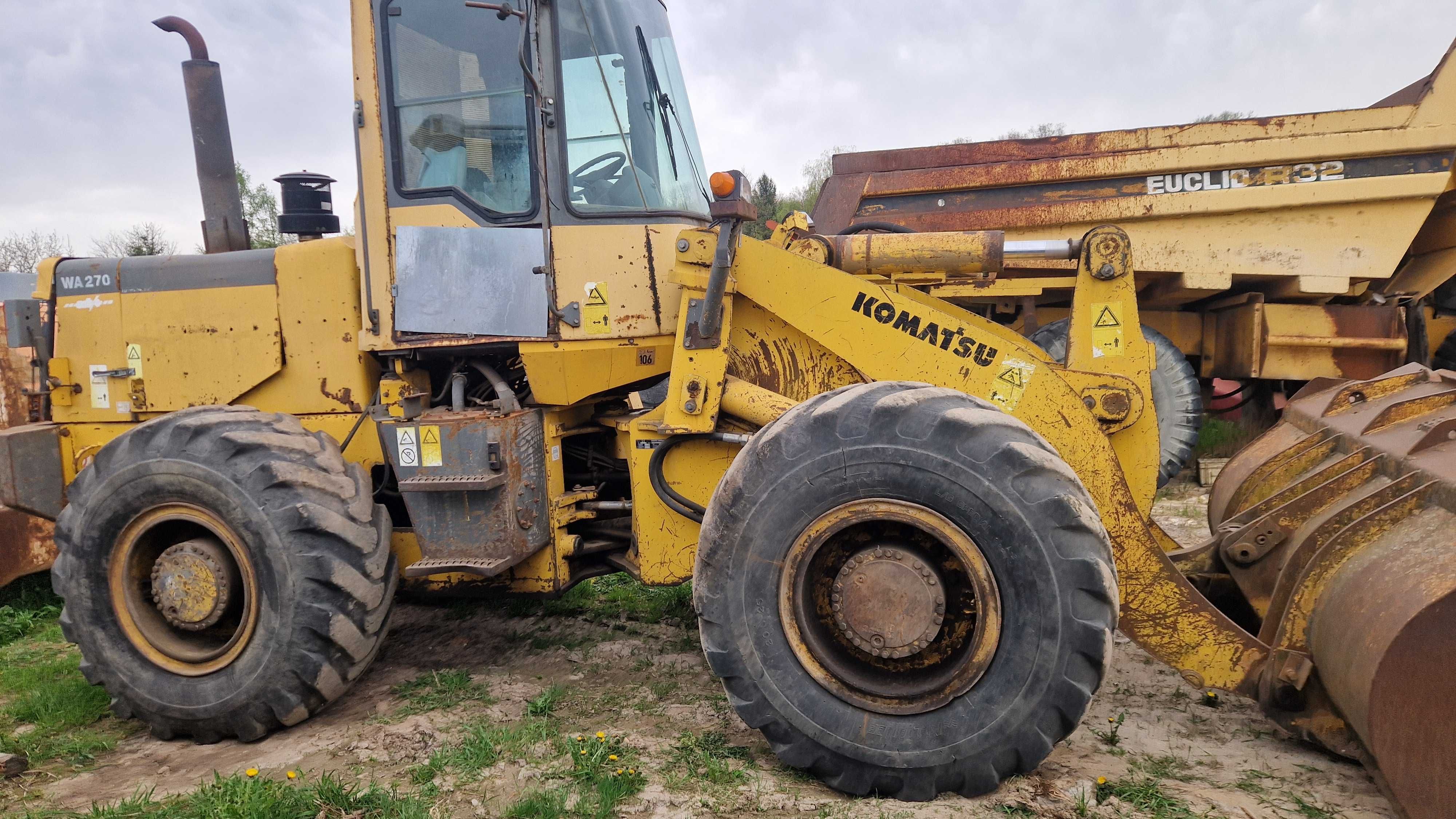 Ładowarka Komatsu Wa 270-3  most ramie ładowarkowe łyżka koła silnik