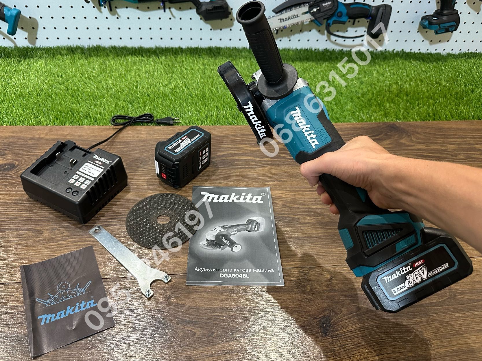 Болгарка акумуляторная Makita DGA504BL АКБ 36V 8Ah угловая шлифмашина