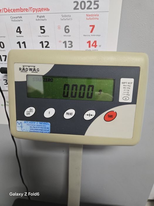 Waga Radwag WPT 6CF