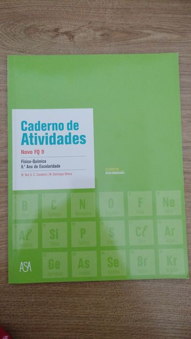 Novo FQ9 físico-química 9°ano- caderno de atividades