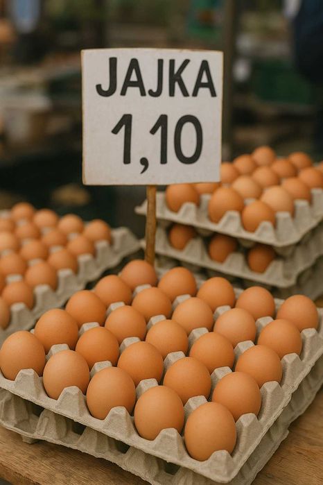 Jajka Świeże – 1,10 zł/sztuka