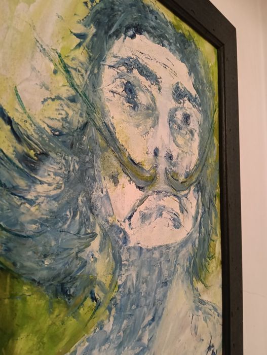 Quadro original e único de autor em acrílico sobre.