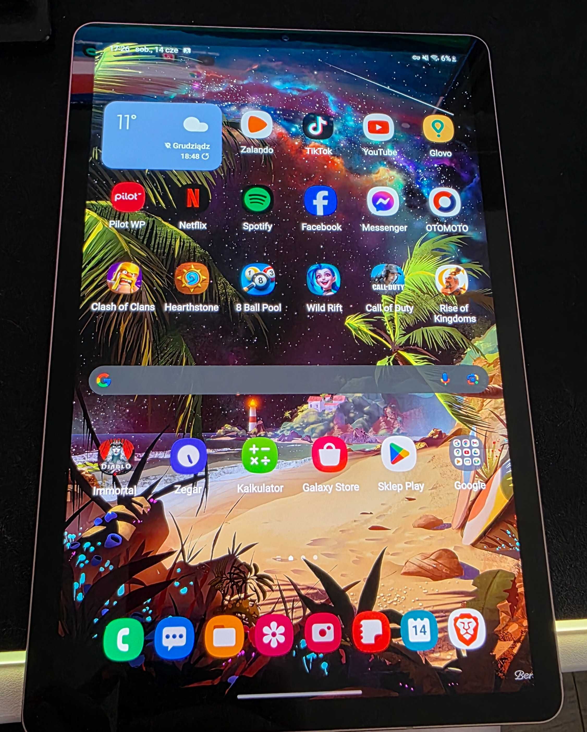 Samsung Galaxy Tab S6 M860 WiFi 6/128GB - stan idealny