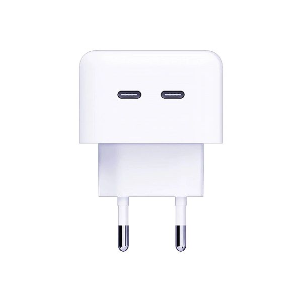 Ładowarka sieciowa 3mk Hyper Charger 35W 2x USB-C - biała