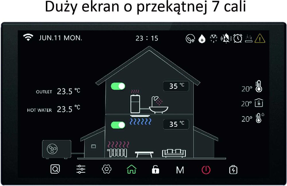 Pompa ciepła ZENERGIA HP - NEWNTIDE 13 kW 3-faz A+++  od Ręki