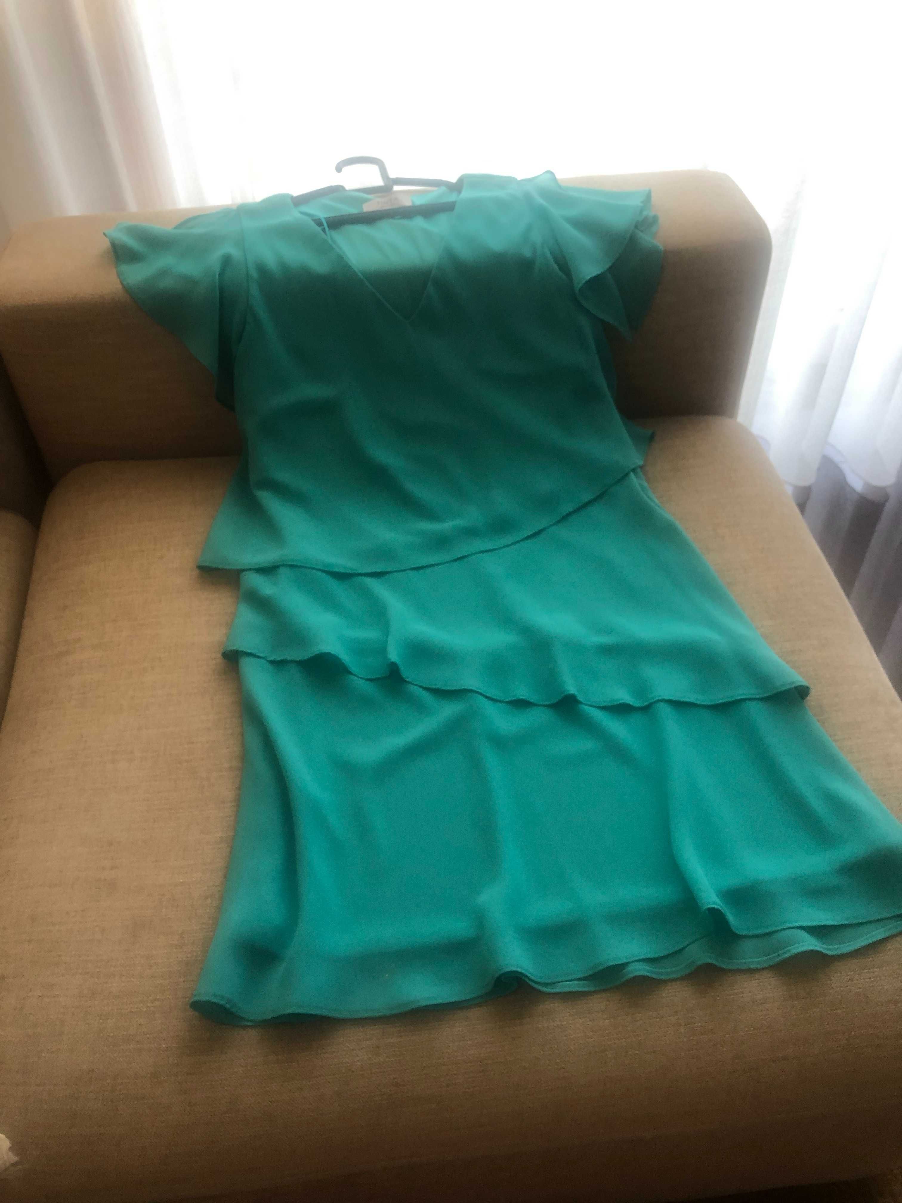 vestido simples de cerimonio