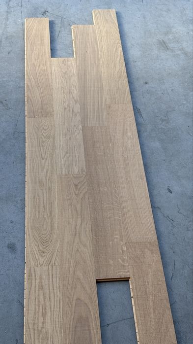 Deska dębowa, karbowana, OUTLET 7,2m2