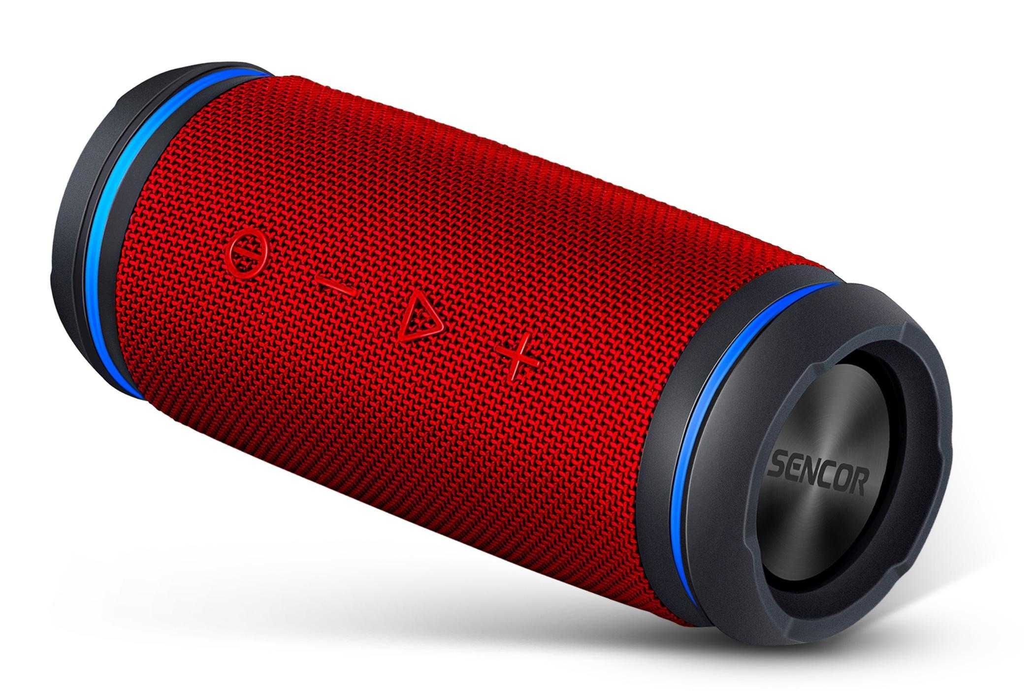 Głośnik Bluetooth Sencor Sirius SSS 6400N NFC 30W Czerwony
