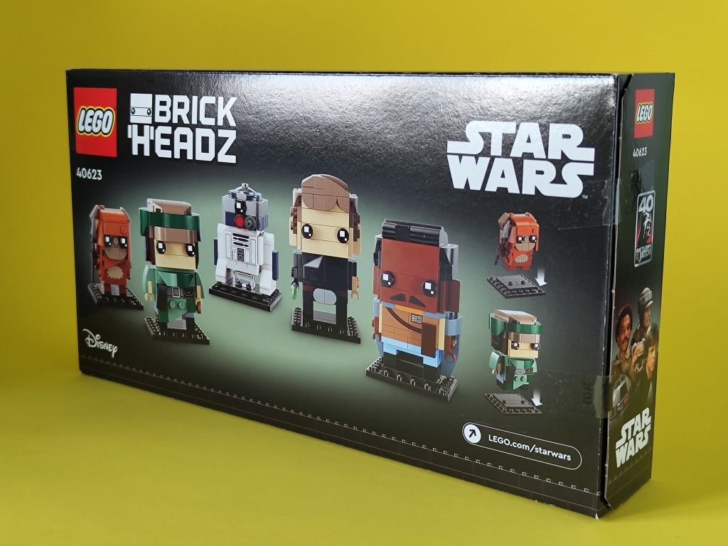LEGO 40623 Star Wars Brickheadz Battle of Endor Heroes + Gratis! Nowe!