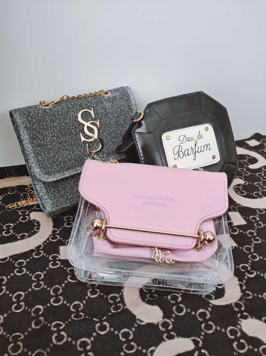 JESIEŃ ZIMA Piękna luksusowa torebka damska! Różowy, czarny. PREMIUM.