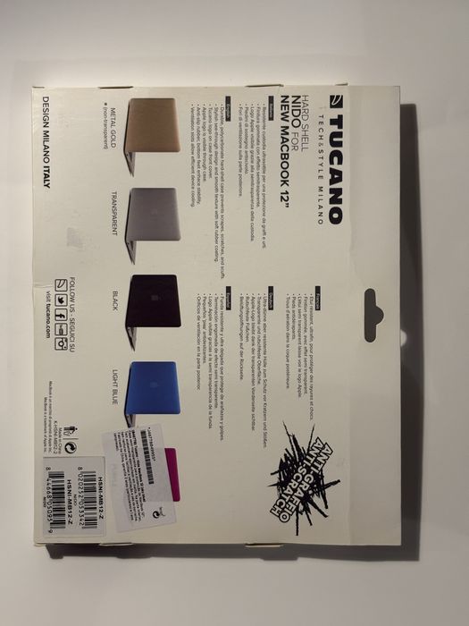 Capa Tucano Hard Shell Apple MacBook 12''