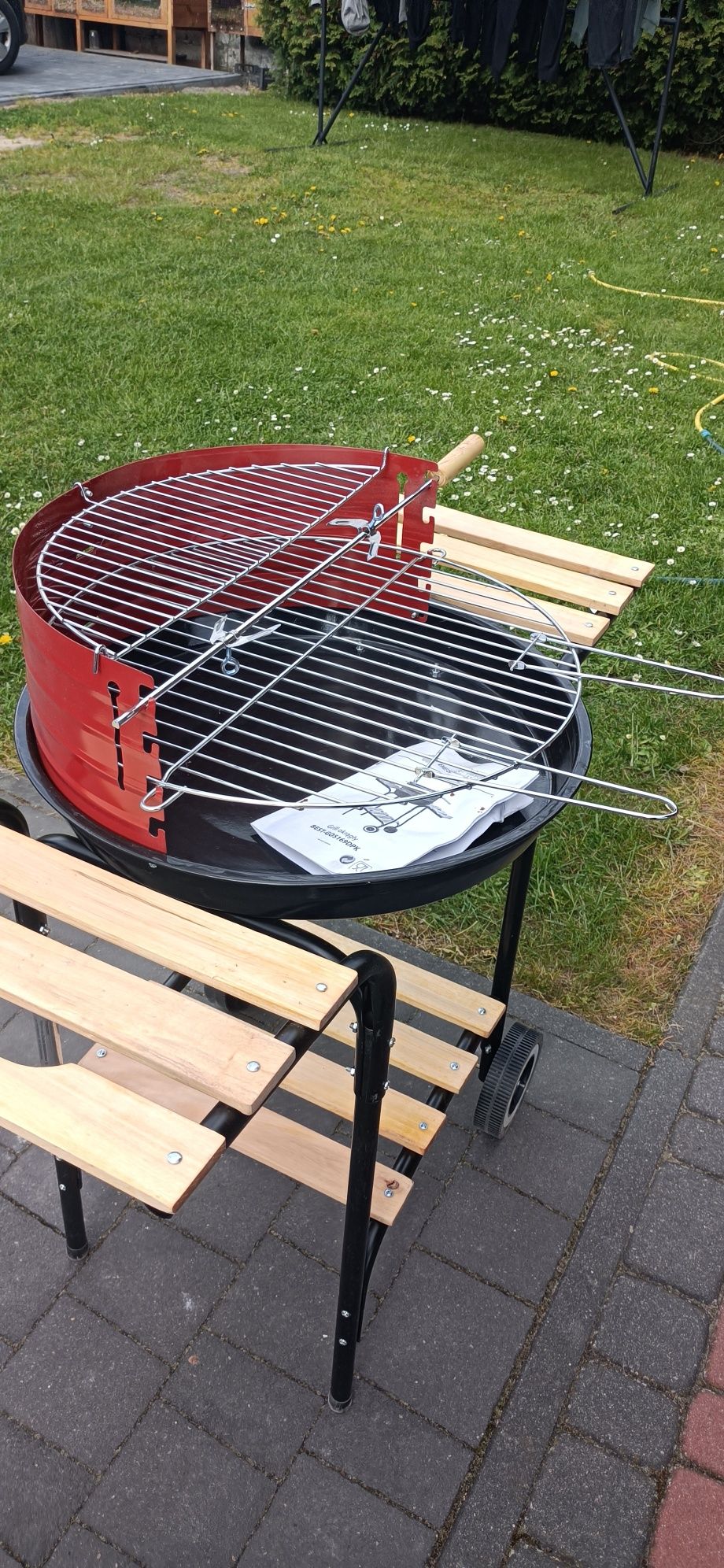 Grill okrągły z półkami Best Tools 51 cm