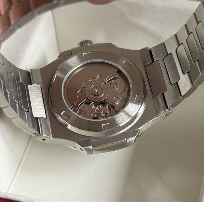 Zegarek seiko mod automatyczny brazowo czarno srebrny nowy nautilus