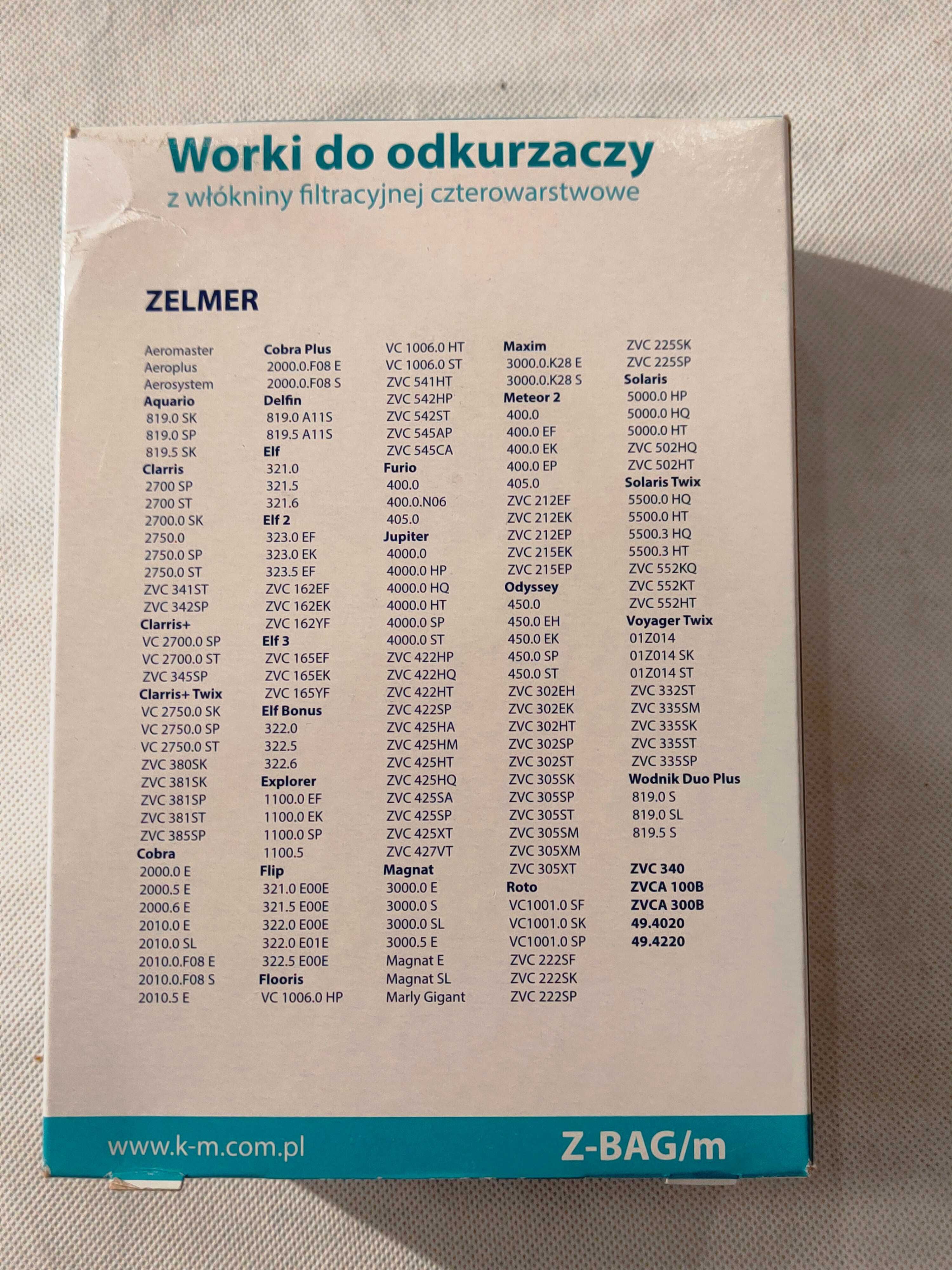Worki do odkurzacza , Z-BAG/m,  K&M GROUP.