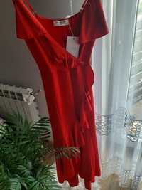 Nowa czerwona sukienka z metką BY SWAN
