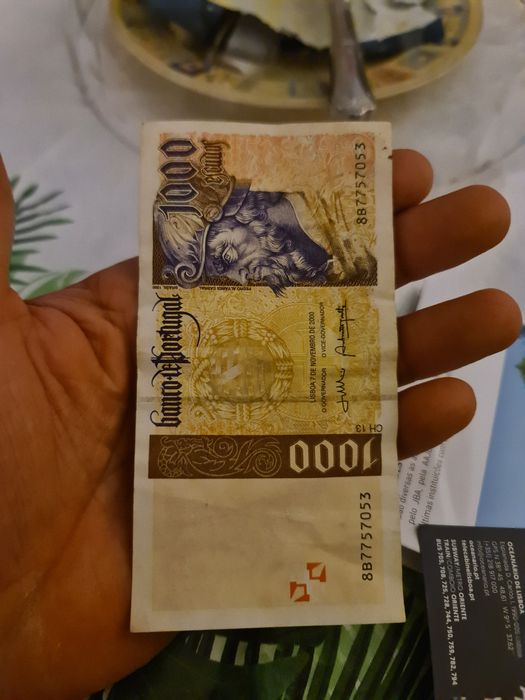 Nota 1000 Escudos Pedro Alvares Cabral