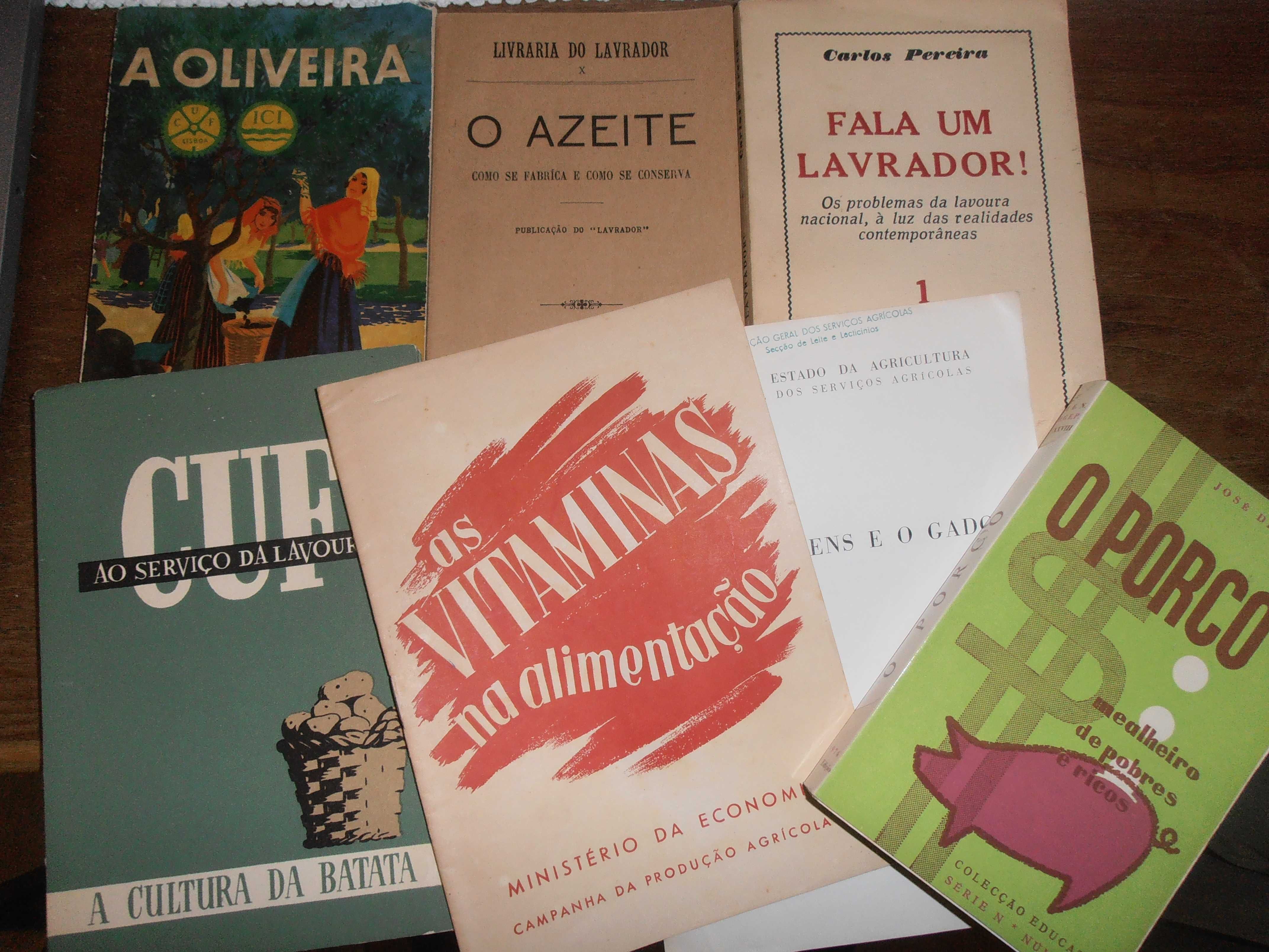 livros práticos-a oliveira,o azeite,a batata,o porco- muito bom estado