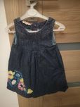 Sukienka jeansowa niemowleca Lewis 74-80cm,  9-12 miesięcy