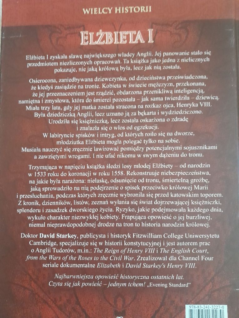 Elżbieta I Walka o tron David Starkey